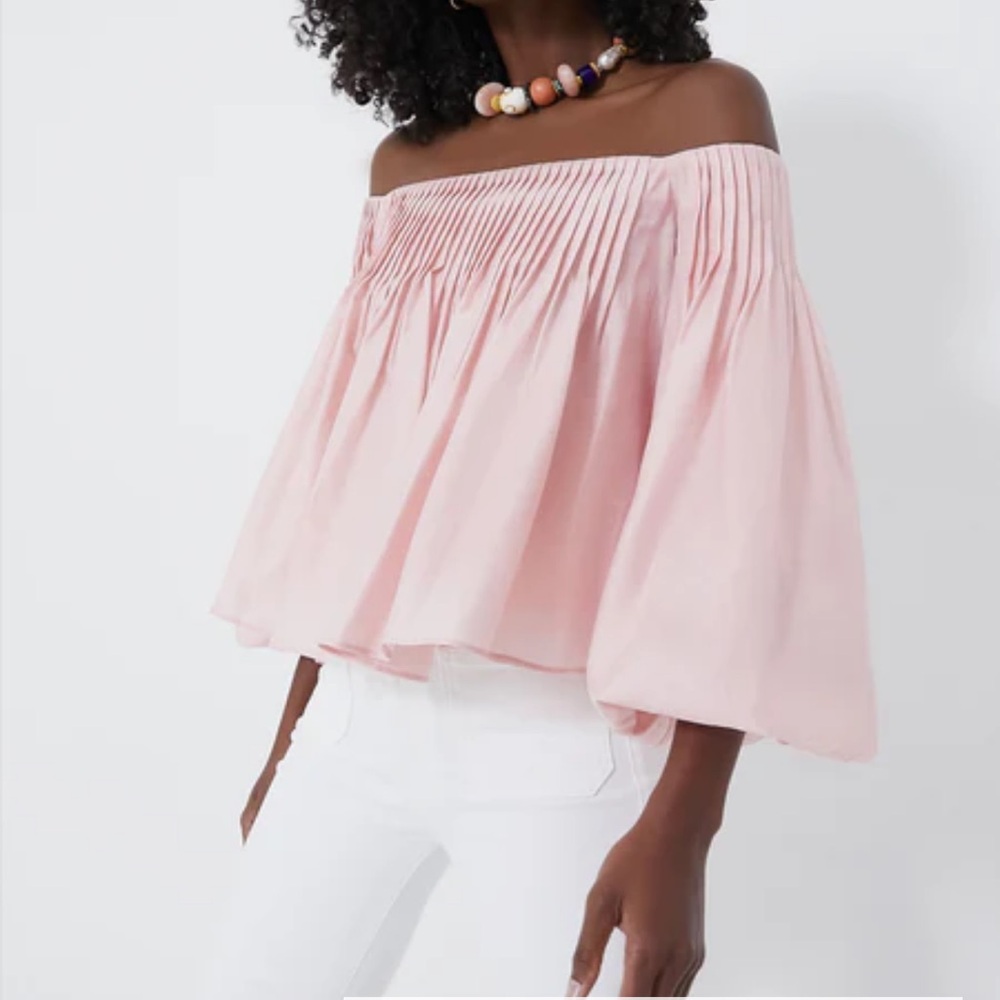 HYACINTH HOUSE
HOT Pink Pleated Portia Top